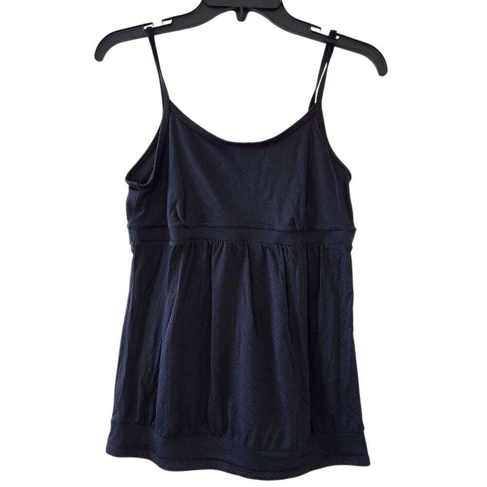 VSX Victoria's Secret Sport Tank Top Medium Black Built in Bra Softcup Shirt